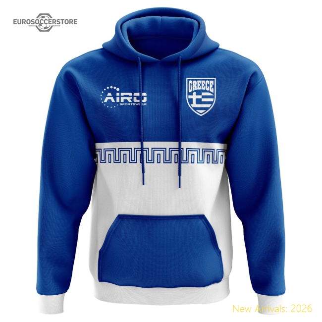 2025-2026 Greece Home Concept Football Hoody (Kids)-Football Jersey Hub