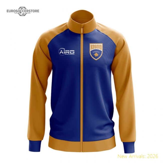 Kosovo Concept Football Track Jacket (Blue)-Football Jersey Hub