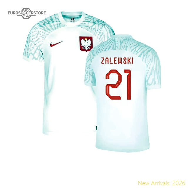 2022-2023 Poland Home Shirt (Zalewski 21)-Football Jersey Hub