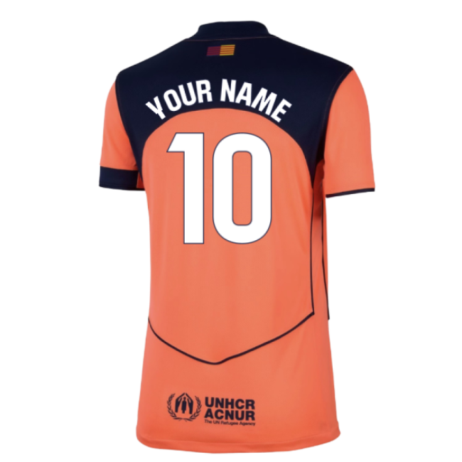 2025-2026 Barcelona Third Shirt (Womens) (Your Name)-Football Jersey Hub