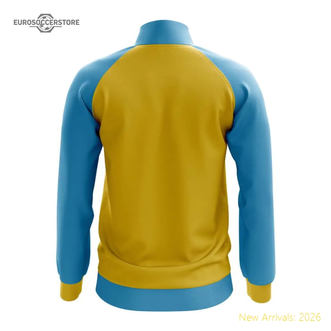 Kalmykia Concept Football Track Jacket (Yellow)-Football Jersey Hub