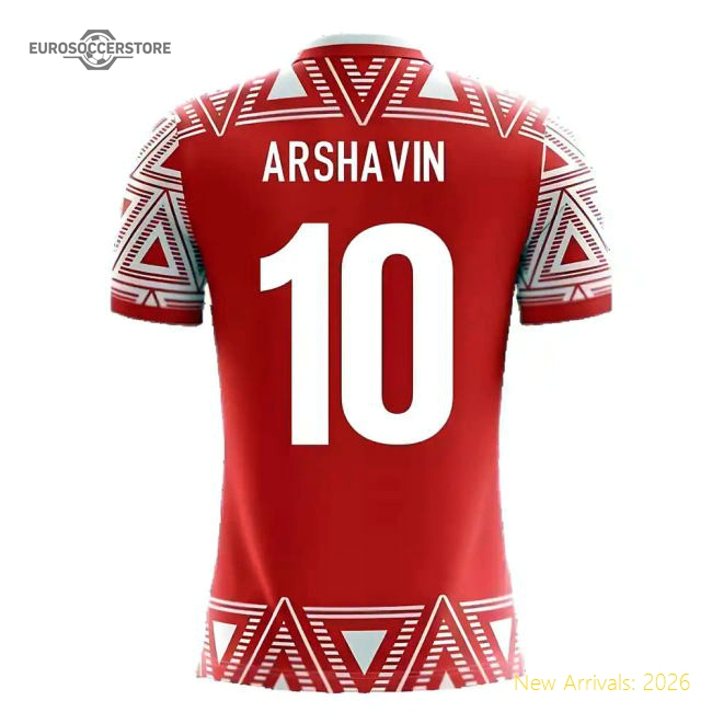 2025-2026 Russia Airo Concept Home Shirt (Arshavin 10)-Football Jersey Hub
