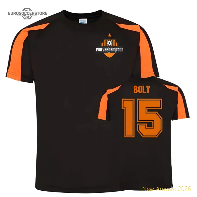 Willy Boly Wolves Sports Training Jersey (Black)-Football Jersey Hub
