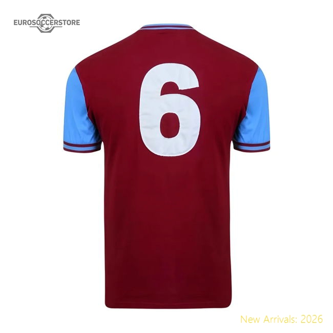 Score Draw West Ham 1966 Home Football Shirt-Football Jersey Hub