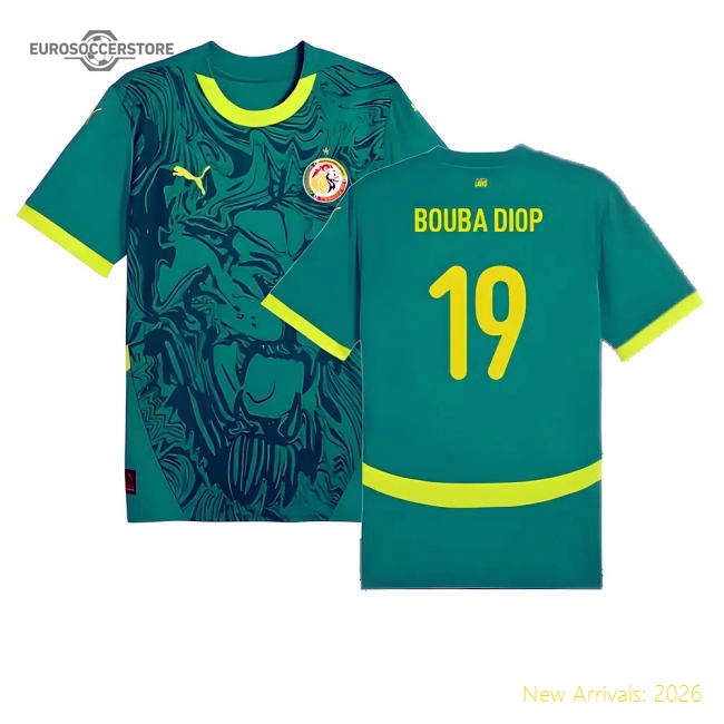 2024-2025 Senegal Away Shirt (Bouba Diop 19)-Football Jersey Hub