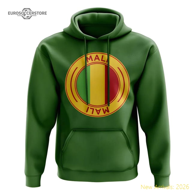 Mali Football Badge Hoodie (Green)-Football Jersey Hub