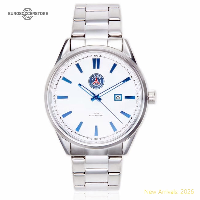 Paris Saint Germain FC Mens Bracelet Watch-Football Jersey Hub