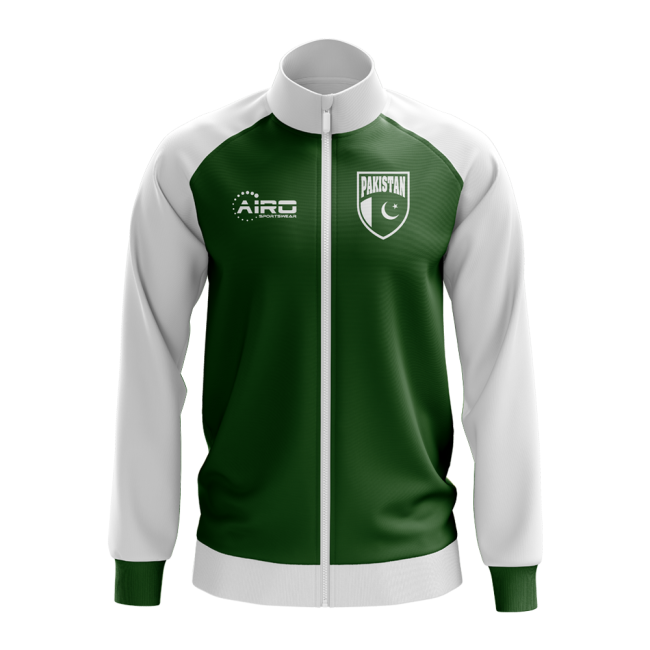 Pakistan Concept Football Track Jacket (Green)-Football Jersey Hub