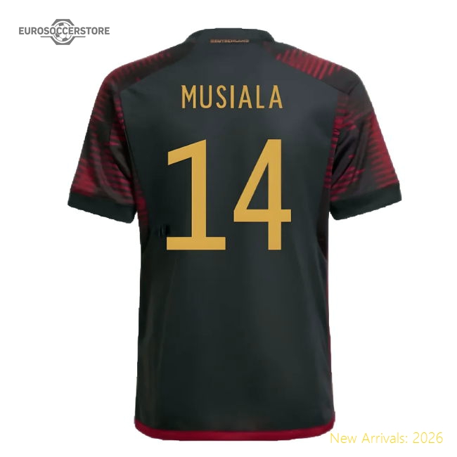 2022-2023 Germany Away Shirt (Kids) (MUSIALA 14)-Football Jersey Hub