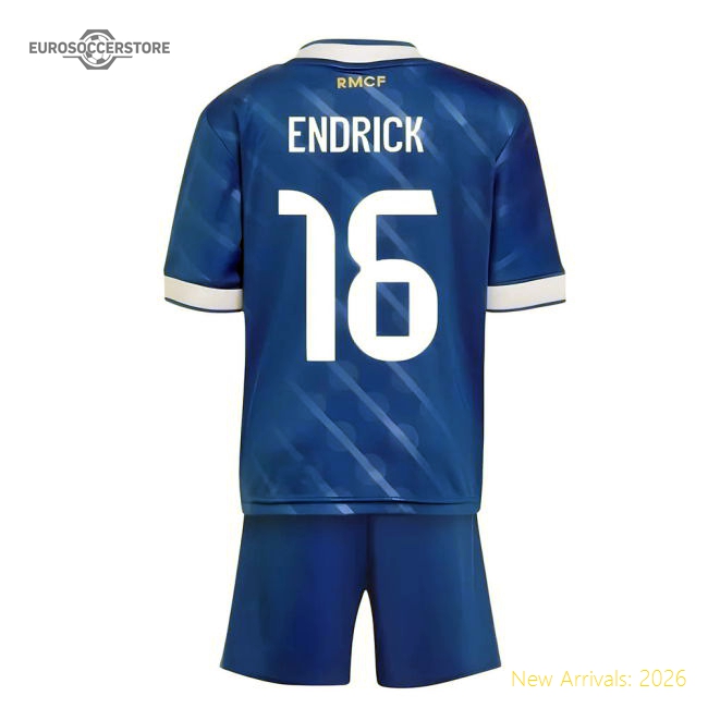2025-2026 Real Madrid Third Youth Kit (Endrick 16)-Football Jersey Hub