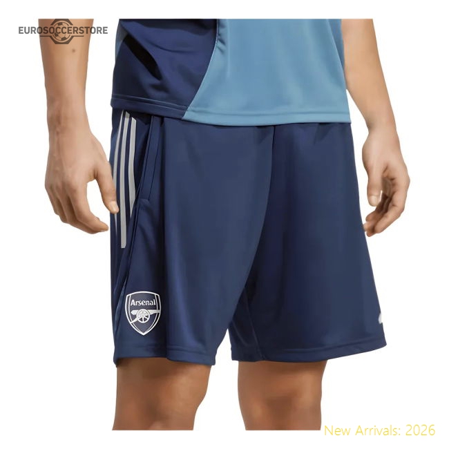 2025-2026 Arsenal Training Shorts (Night Indigo)-Football Jersey Hub
