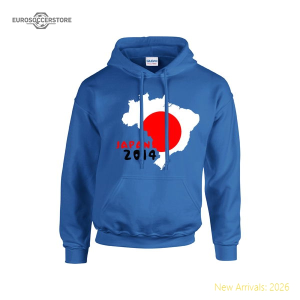 Japan 2014 Country Flag Hoody (blue)-Football Jersey Hub