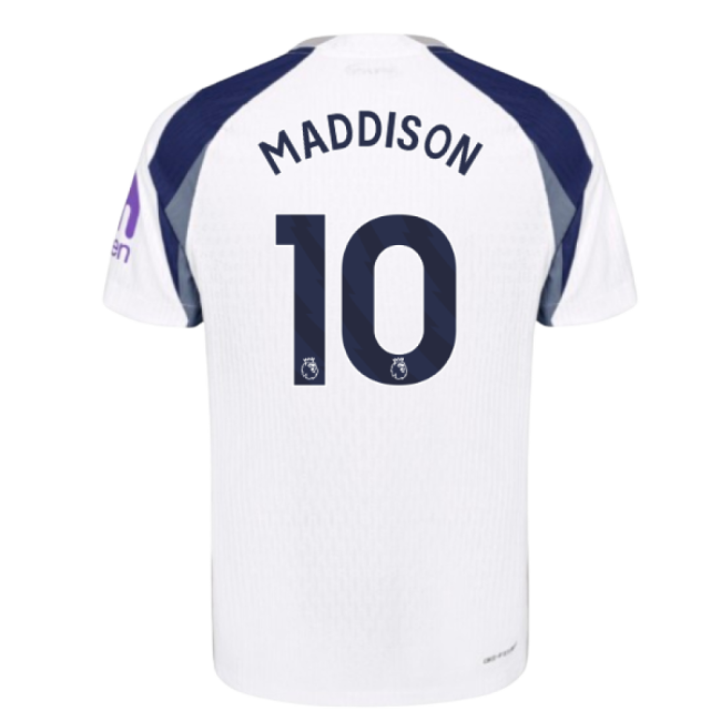 2025-2026 Tottenham Hotspur Authentic Home Shirt (Maddison 10)-Football Jersey Hub