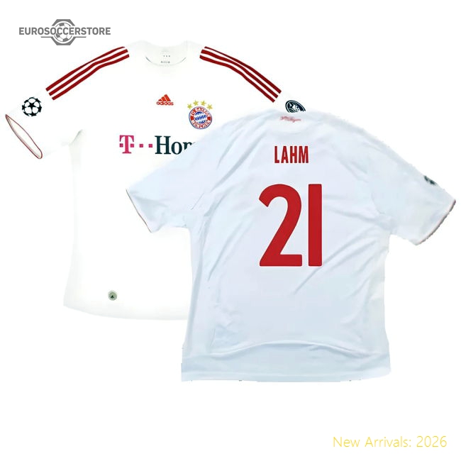 Bayern Munich 2008-09 Third Shirt ((Very Good) XXL) (Lahm 21)-Football Jersey Hub