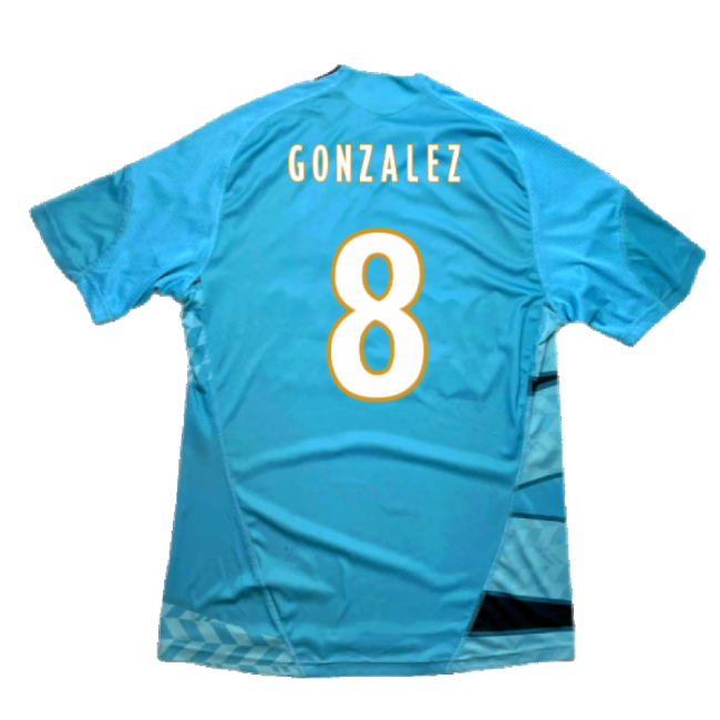 Marseille 2009-10 Away Shirt ((Excellent) M) (Gonzalez 8)-Football Jersey Hub