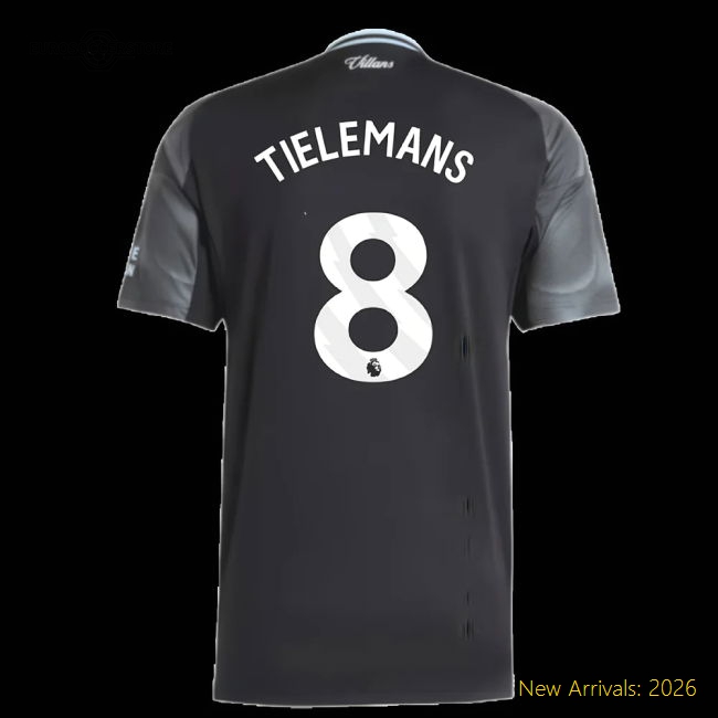 2025-2026 Aston Villa Away Shirt (Tielemans 8)-Football Jersey Hub