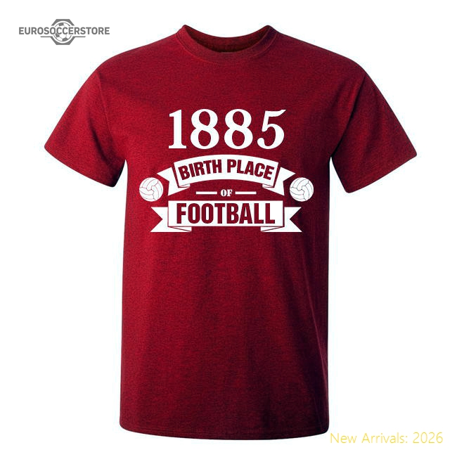 Southampton Birth Of Football T-shirt (red)-Football Jersey Hub