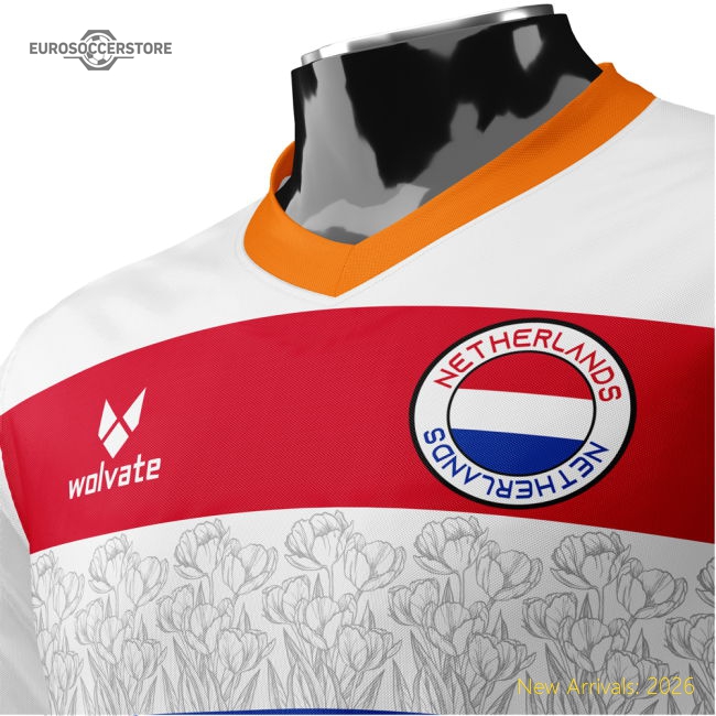 Netherlands Heritage Football Jersey (Wolvate) Adult Short Sleeve-Football Jersey Hub
