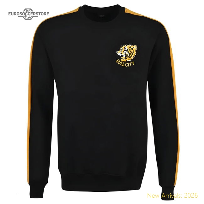 Hull City Black/Amber Sweatshirt-Football Jersey Hub