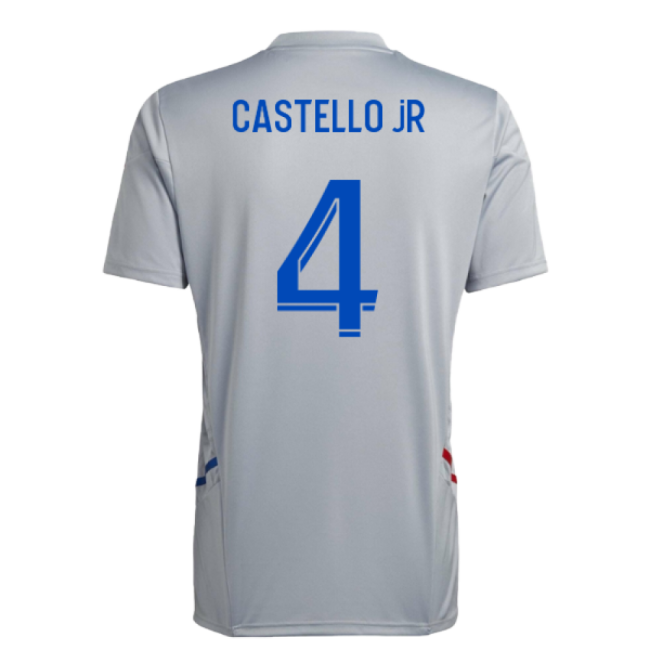 2022-2023 Olympique Lyon Training Jersey (Halo Silver) (Castello JR 4)-Football Jersey Hub
