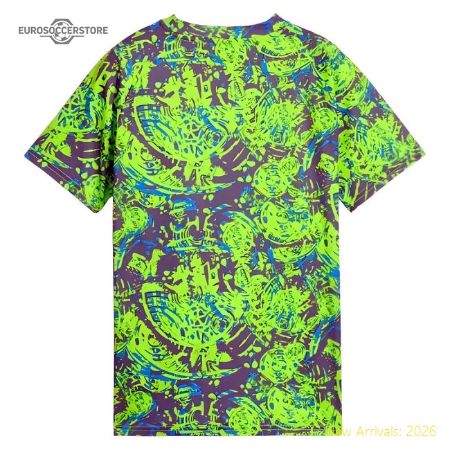 2025-2026 Man City Warm Up Jersey (Pro Green) - Kids-Football Jersey Hub