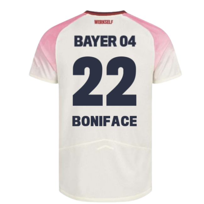 2025-2026 Bayer Leverkusen Away Shirt (Boniface 22)-Football Jersey Hub