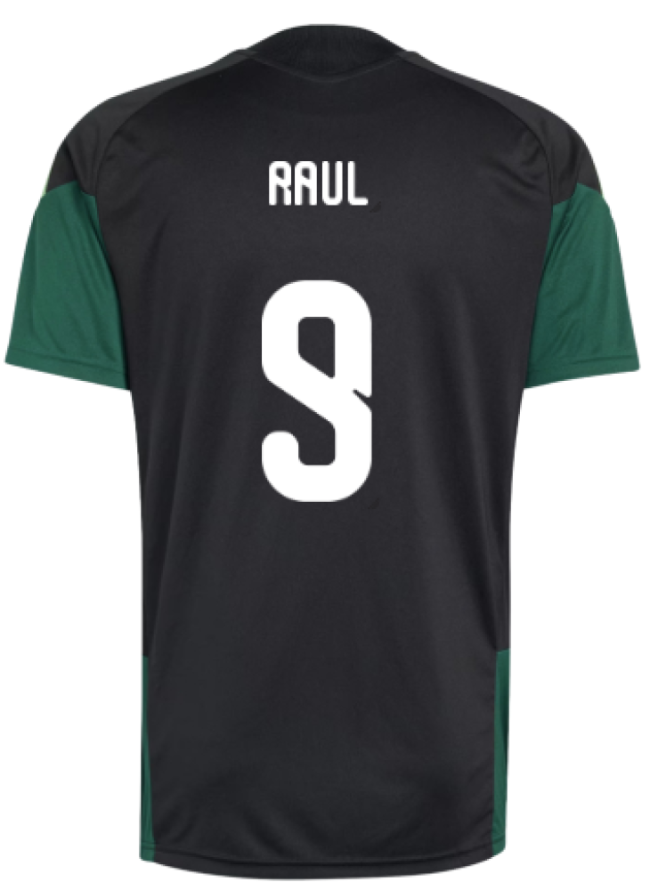 2026-2027 Mexico Training Jersey (Black) (Raul 9)-Football Jersey Hub