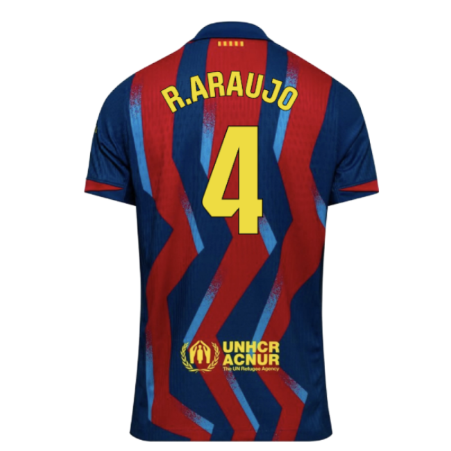 2025-2026 Barcelona Authentic Dri-Fit SE Fourth Shirt (R.Araujo 4)-Football Jersey Hub