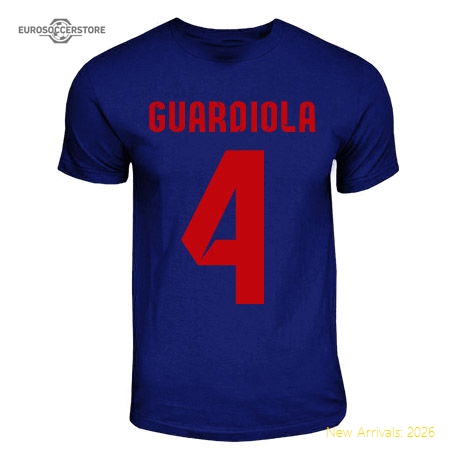 Pep Guardiola Barcelona Hero T-shirt (navy)-Football Jersey Hub