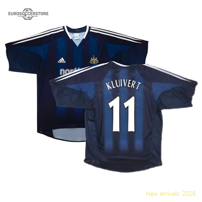Newcastle United 2004-05 Away Shirt ((Excellent) S) (Kluivert 11)-Football Jersey Hub