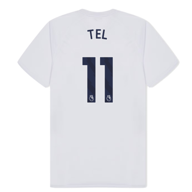 Tottenham Hotspur Poly T-shirt (White) (Tel 11)-Football Jersey Hub