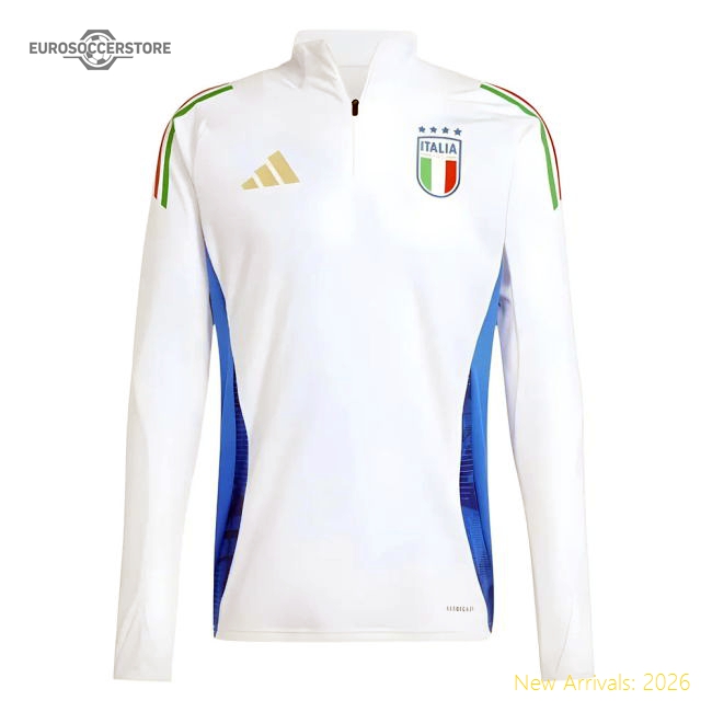 2024-2025 Italy Training Top (White)-Football Jersey Hub