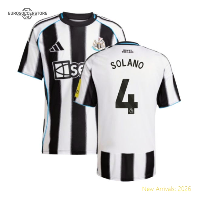 2025-2026 Newcastle Home Shirt (Solano 4)-Football Jersey Hub