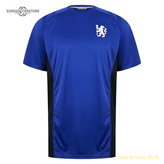 Chelsea Poly T-Shirt (Blue)-Football Jersey Hub
