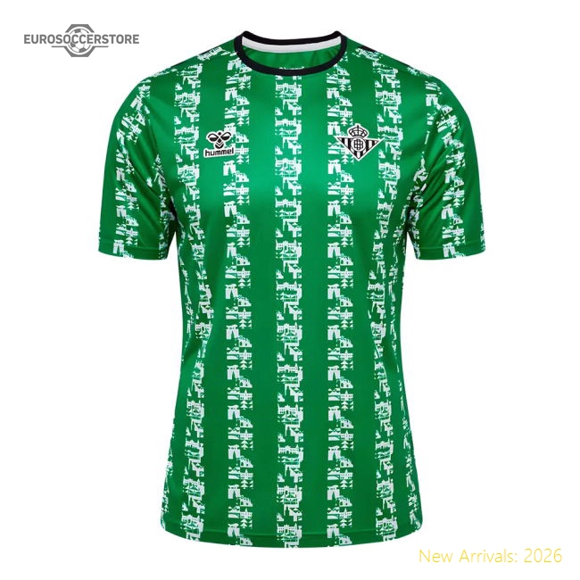 2024-2025 Real Betis Pre Game Jersey (Green)-Football Jersey Hub