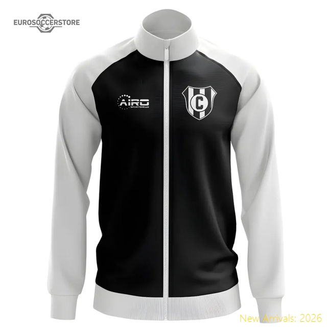 Corinthians Concept Football Track Jacket (Black)-Football Jersey Hub