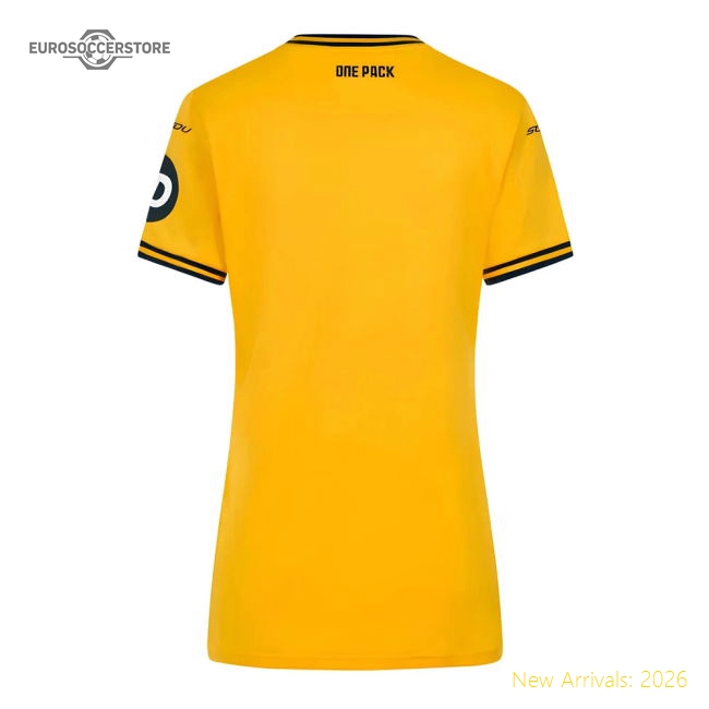 2024-2025 Wolves Home Shirt (Womens)-Football Jersey Hub