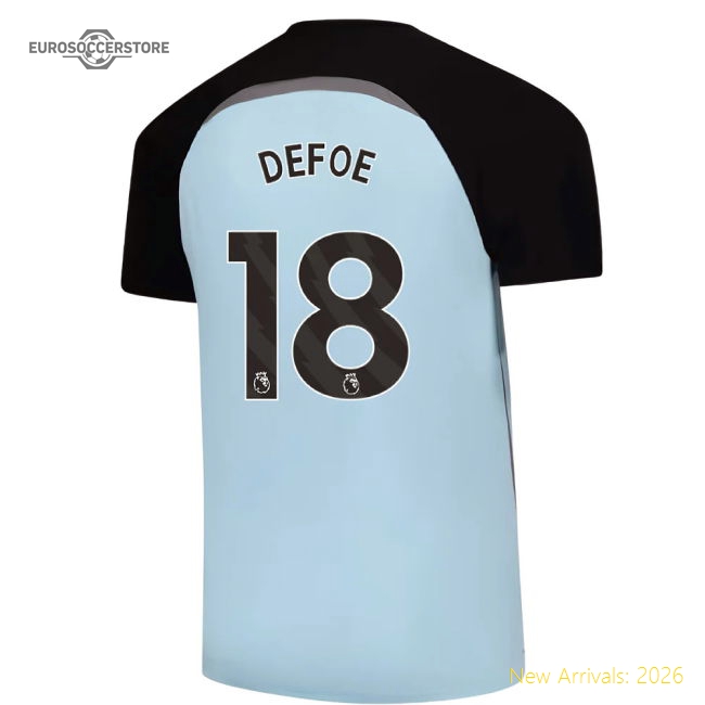 2025-2026 Sunderland Training Jersey (Blue) (Defoe 18)-Football Jersey Hub