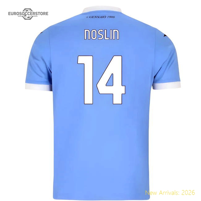 2025-2026 Lazio Home Shirt (Noslin 14)-Football Jersey Hub