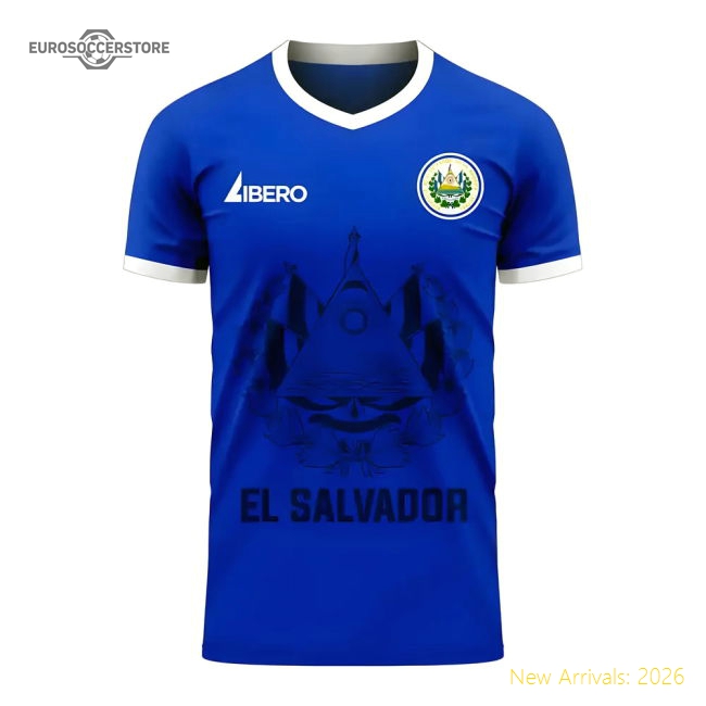 El Salvador 2025-2026 Home Concept Football Kit (Libero) - Womens-Football Jersey Hub