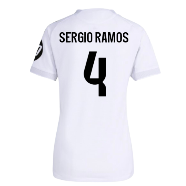 2025-2026 Real Madrid Authentic Home Shirt (Womens) (Sergio Ramos 4)-Football Jersey Hub