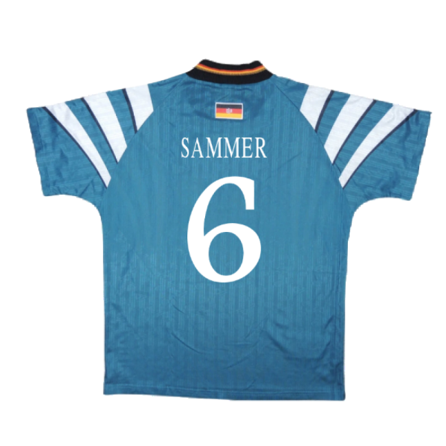 Germany 1996-98 Away Shirt ((Very Good) S) (Sammer 6)-Football Jersey Hub
