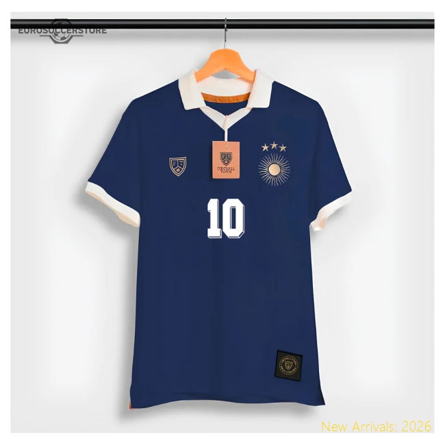 Argentina Sol Away Vintage Away Football Shirt-Football Jersey Hub
