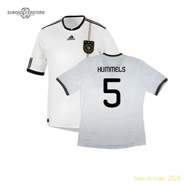 Germany 2010-11 Home Shirt ((Excellent) XL) (HUMMELS 5)-Football Jersey Hub