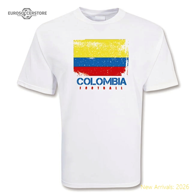 Colombia Football T-shirt-Football Jersey Hub