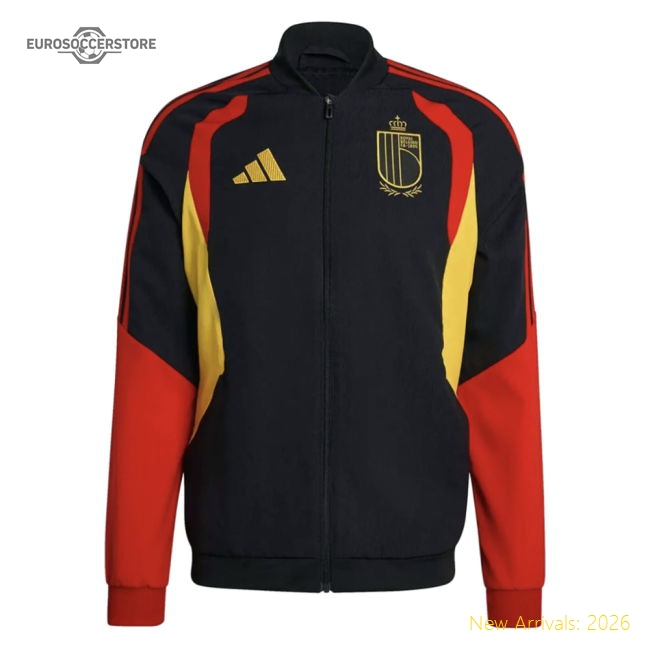 2026-2027 Belgium Presentation Jacket (Black)-Football Jersey Hub