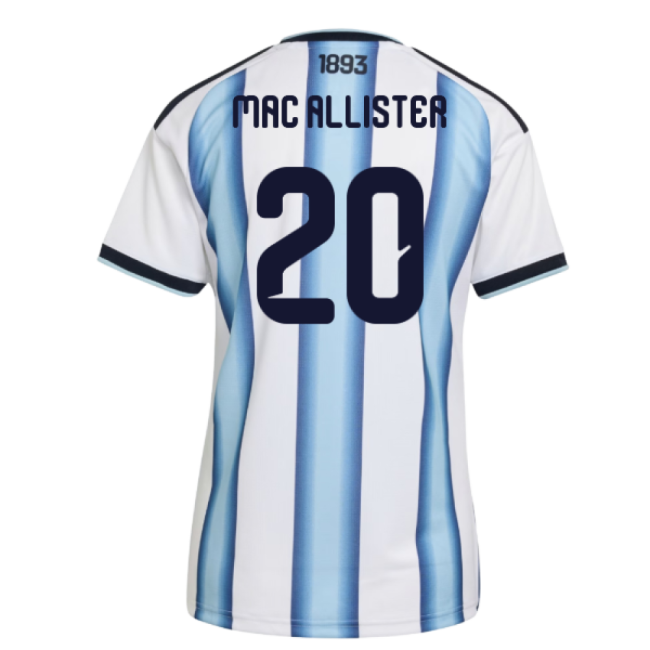 2026-2027 Argentina Home Shirt (Womens) (Mac Allister 20)-Football Jersey Hub