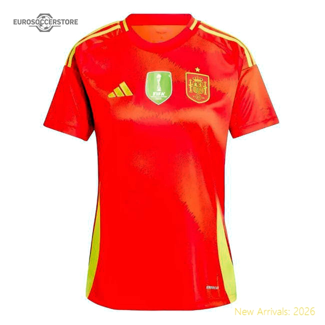 2024-2025 Spain Home Shirt (Ladies)-Football Jersey Hub