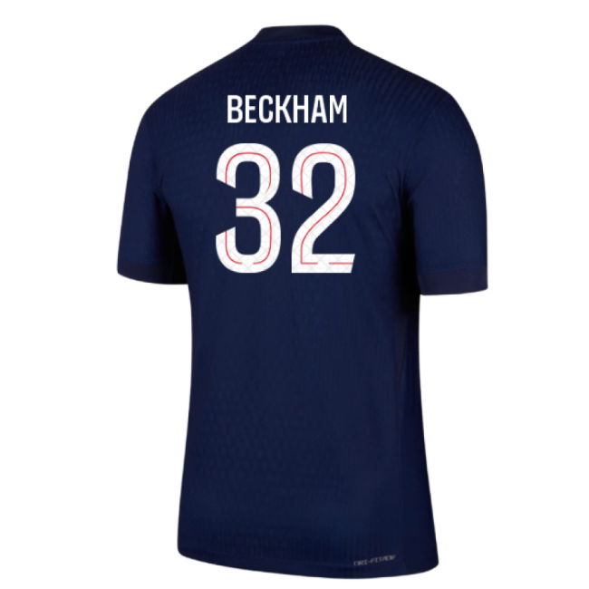 2025-2026 PSG Home Dri-Fit ADV Authentic Shirt (Beckham 32)-Football Jersey Hub