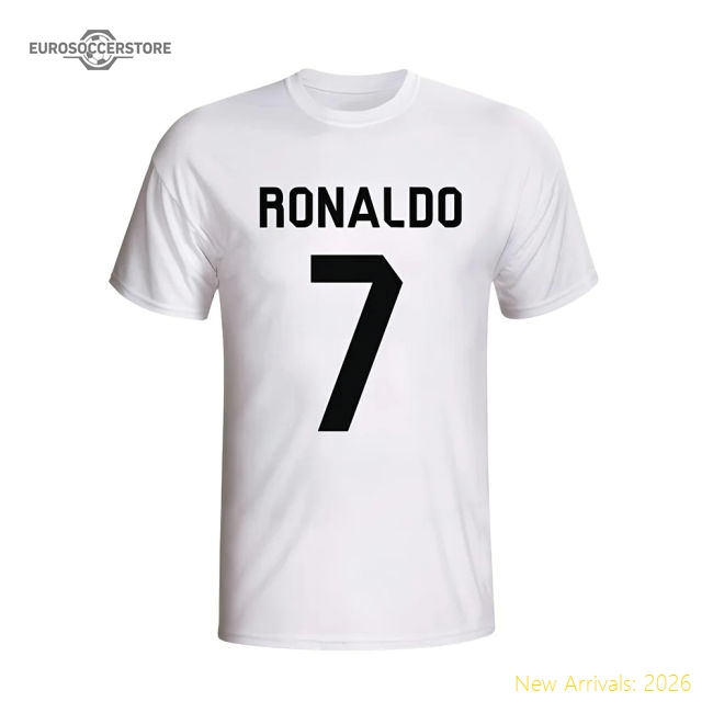 Cristiano Ronaldo Real Madrid Hero T-shirt (white)-Football Jersey Hub